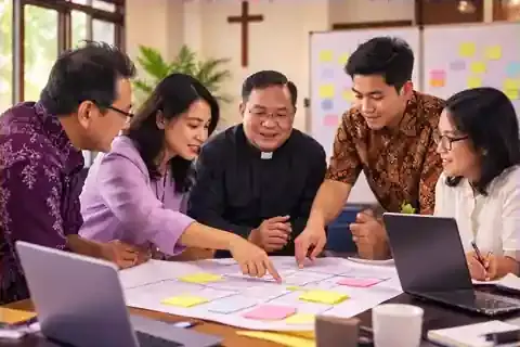 Ilustrasi Ecclesia Digitalis: AI dan Teknologi Baru